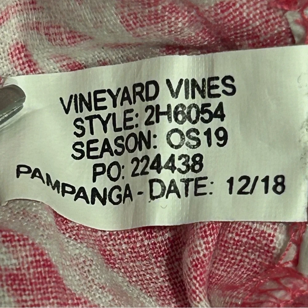 Vineyard Vines Vibrant Women's Linen Cotton Shorts Whales Flamingos Size Large - Picture 9 of 9